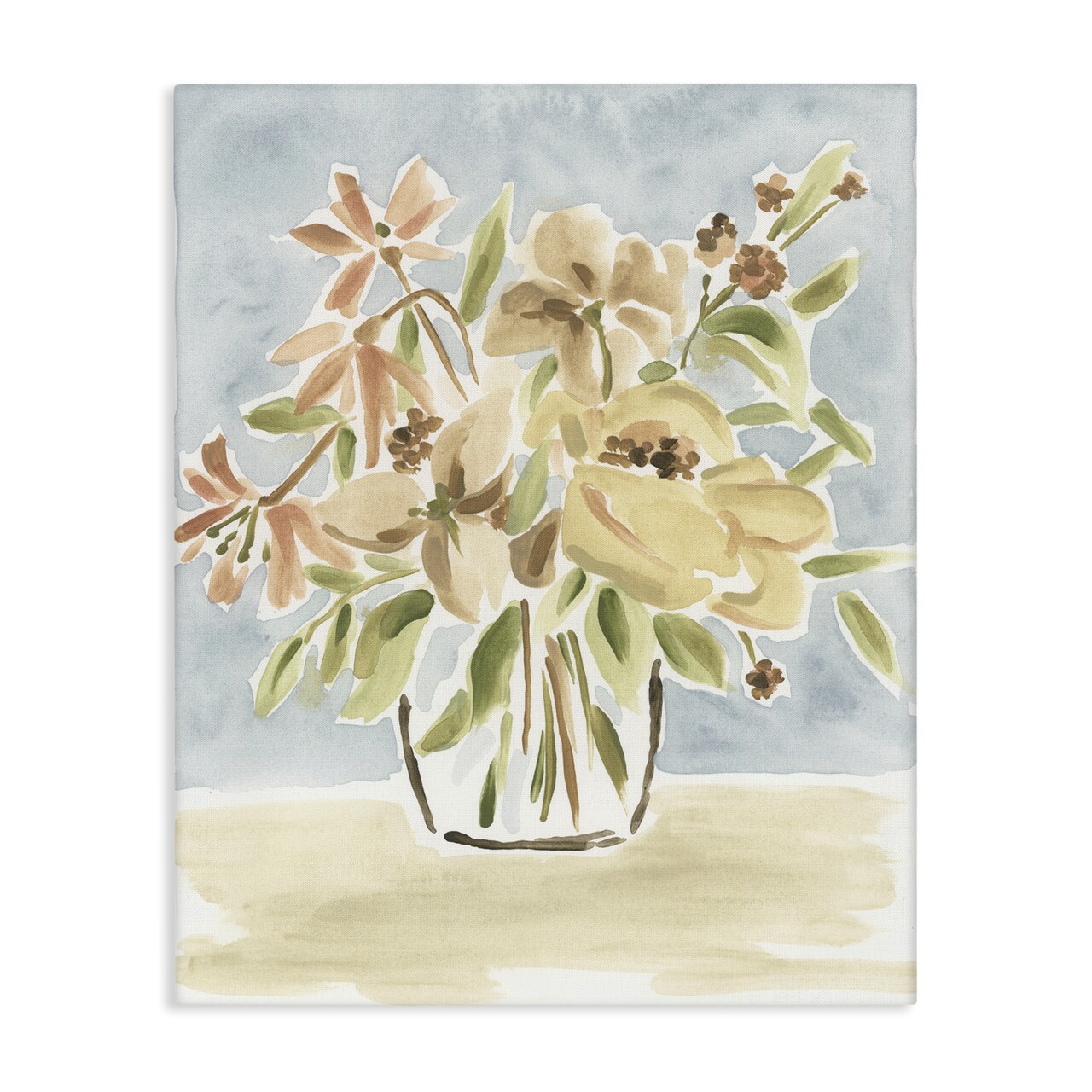Stupell Industries Abstract Bungalow Bouquet Canvas By June Erica Vess